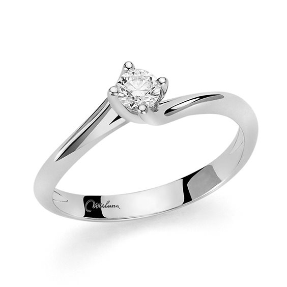 Anello Miluna Donna Solitario Di Diamanti in Oro LID3264-020G7 - LID3264-020G7